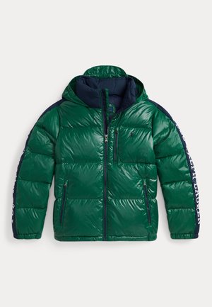 LOGO DOWN HOODED JACKET - Sulejope - new forest