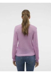 Vero Moda NORMAL GESCHNITTEN RUNDHALS BALLONÄRMEL - Maglione - pastel lavender