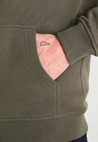 Urban Classics BASIC - Sweat zippé - army green