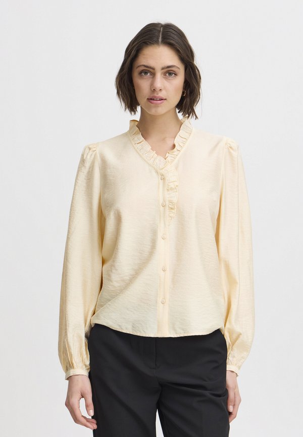 IHLaya - Button-down blouse - almond milk