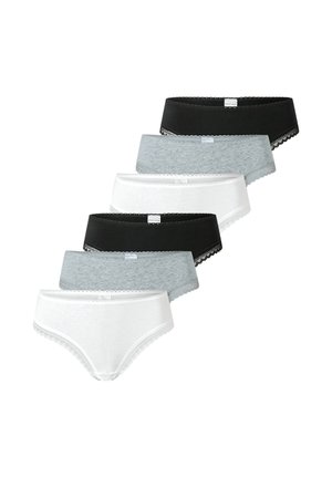 6 PACK - Stringit - schwarz/grau/weiß