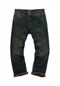 STHUGE BAUCHFIT BAGGY DIRTY 5-POCKET - Relaxed fit -farkut - blue denim