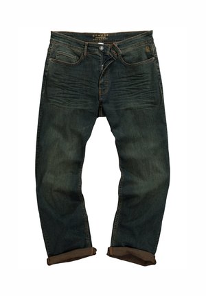 STHUGE BAUCHFIT BAGGY DIRTY 5-POCKET - Džíny Relaxed Fit - blue denim