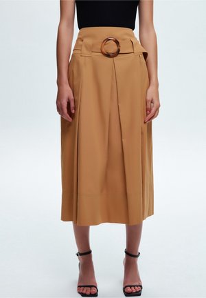 A-line skirt - camel