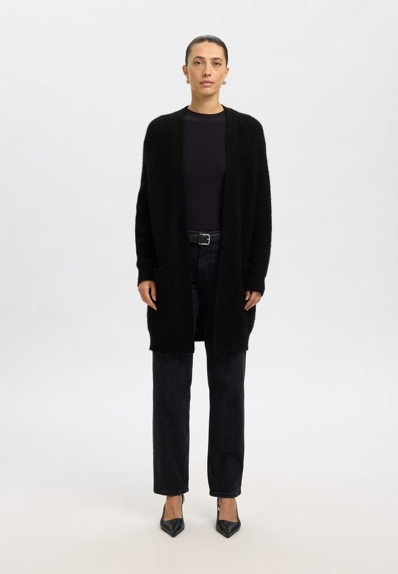 Selected SLFLULU - Kardigán - black