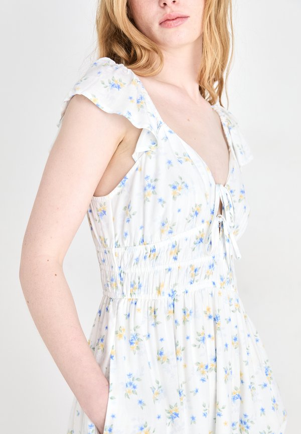 EMEA DOUBLE TIE MIDI DRESS  - Day dress - flying squirrel cw254