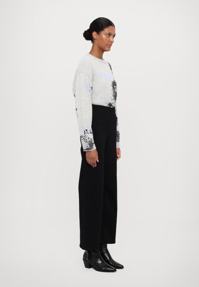 rag & bone EPIC SOFIE HIGH RISE ANKLE PULL ON - Széles szárú - black