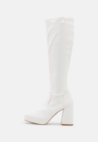 CANNON - Bottes à plateau - white