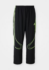 Unselected, black/signal green