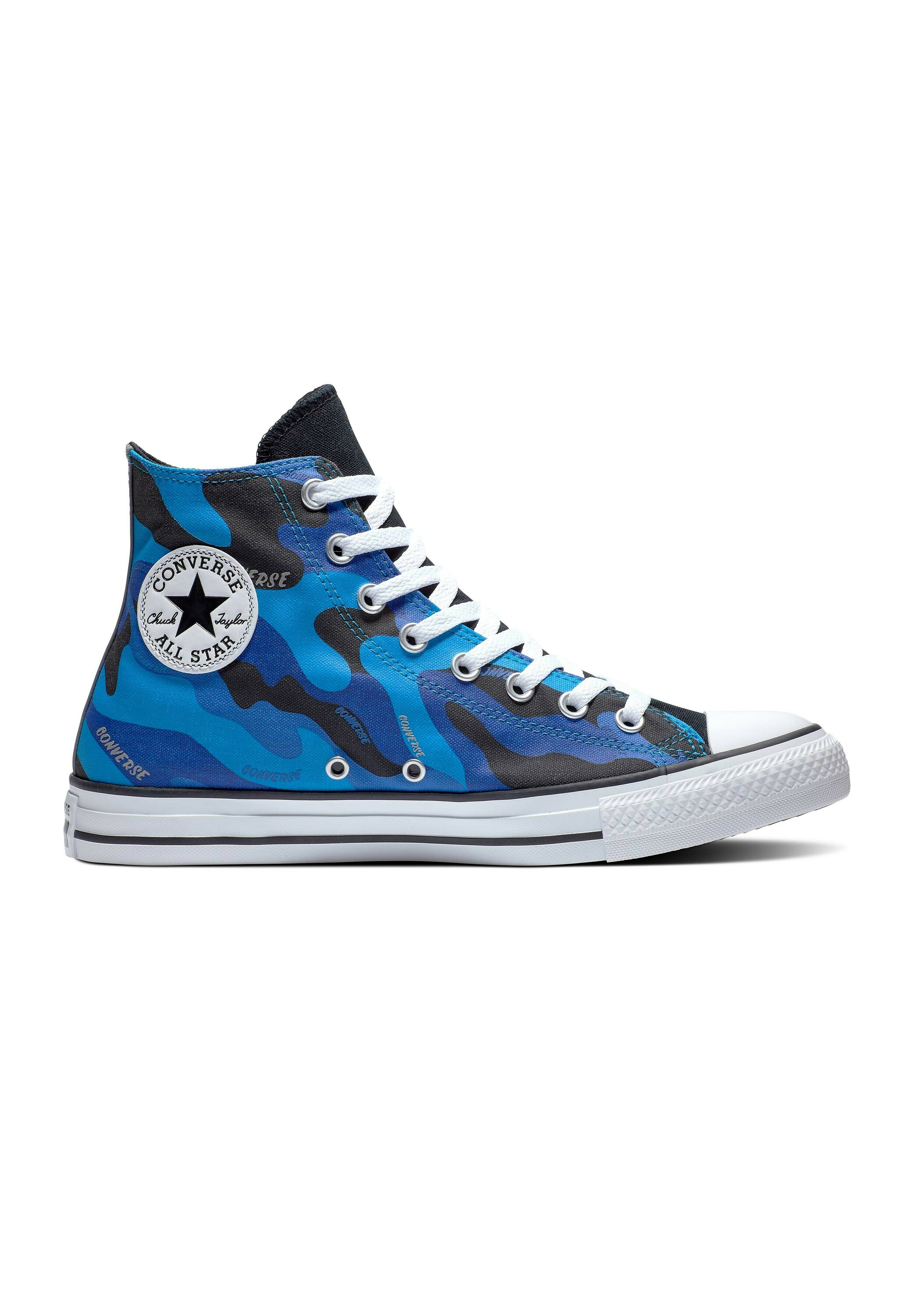zapatillas converse azules para mujer