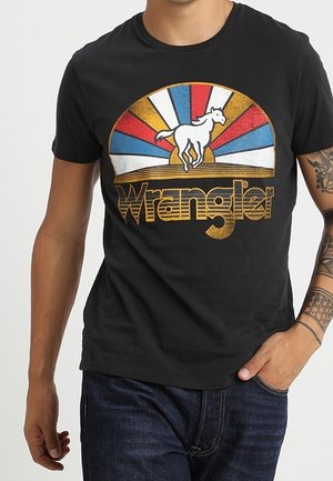 Camiseta estampada - black