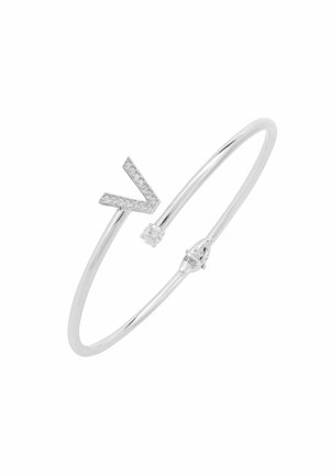 INITIAL BANGLE V - Bracelet - silver coloured