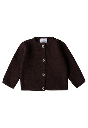 Strickjacke - dunkelbraun