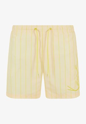Karl Kani, SIGNATURE - Shorts da mare - light yellow
