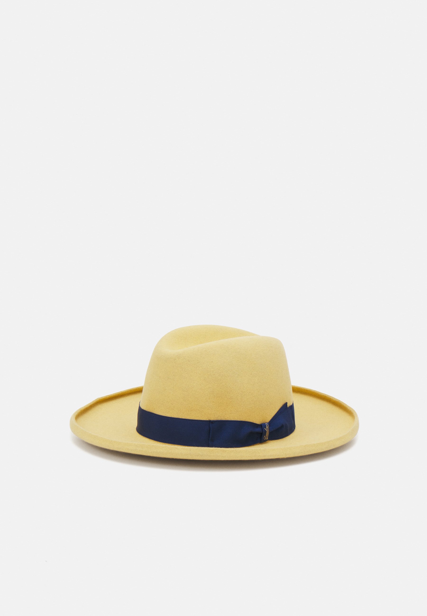 タグ付き⭐️ ルノー ウール混 フード ロングコート スナップボタン ブルー 青 Borsalino ALESSANDRIA RASATO TESA LARGA DORSE UNISEX - Hat