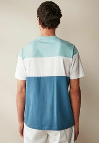 Next BLOCK REGULAR - T-shirts print - blue
