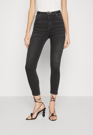 SUSAN TROUSERS - Skinny džíny - black denim
