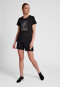 Hummel T-shirt med print - black
