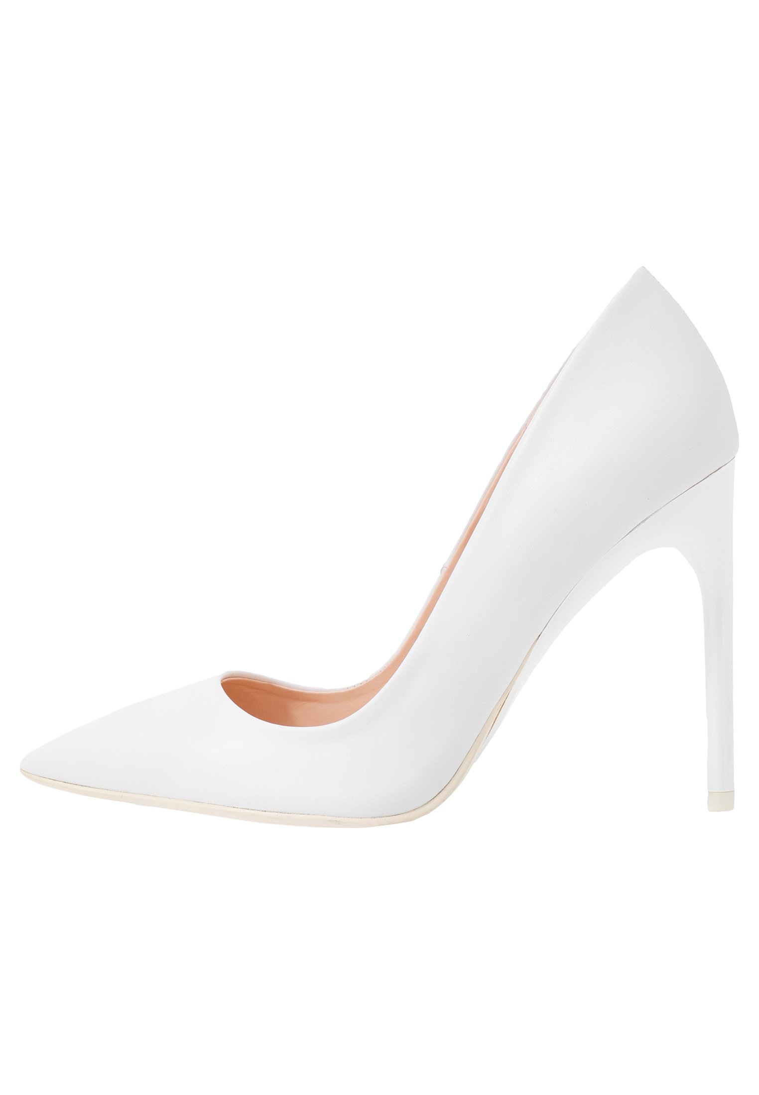 Even\u0026Odd LEATHER PUMP - High heels - white - Zalando.ie