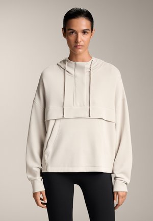 OYSHO SOFT-TOUCH WITH ZIP - Collegepaita - sand