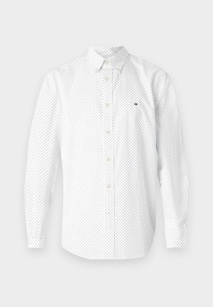 Tommy Hilfiger FLEX POLKA DOT SHIRT - Shirt - optic white/navy