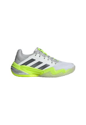 BARRICADE 13 CLAY TENNIS - Massakentän kengät - cloud white iron metallic lucid lemon