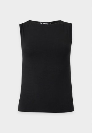 EB Denim, SOUTH BEVERLY BOAT NECK TANK - Μπλούζα - asphalt