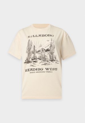 Billabong, HEADING WEST - T-shirt imprimé - white cap