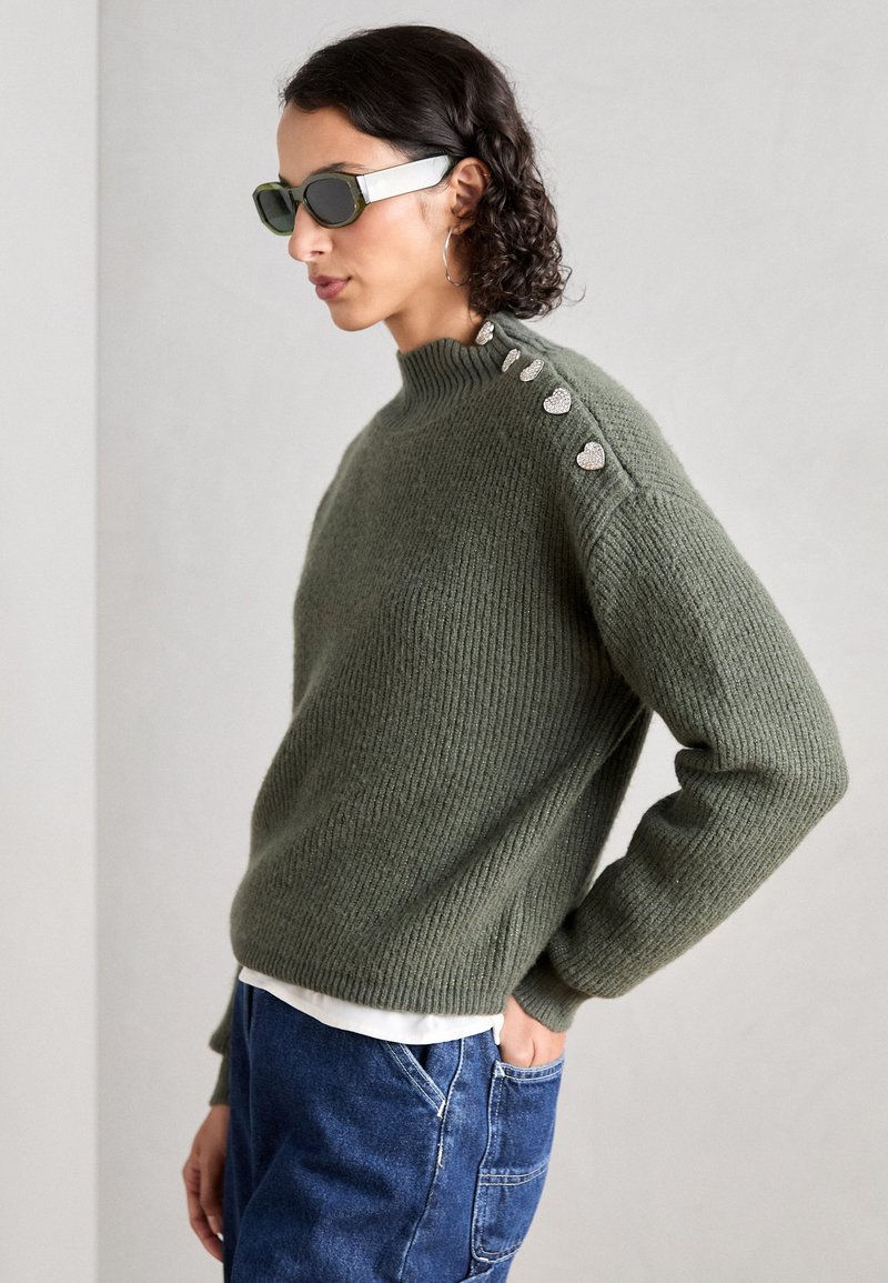 Morgan Strickpullover - kaki