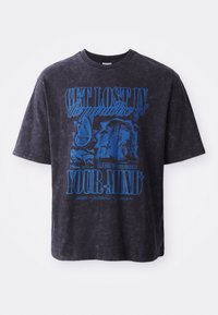 GRAPHIC PARADISE MINDSET WASHED BOXY TEE - T-shirts print - black