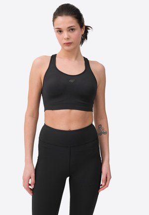 TRAINING - Reggiseno sportivo con sostegno elevato - deep black