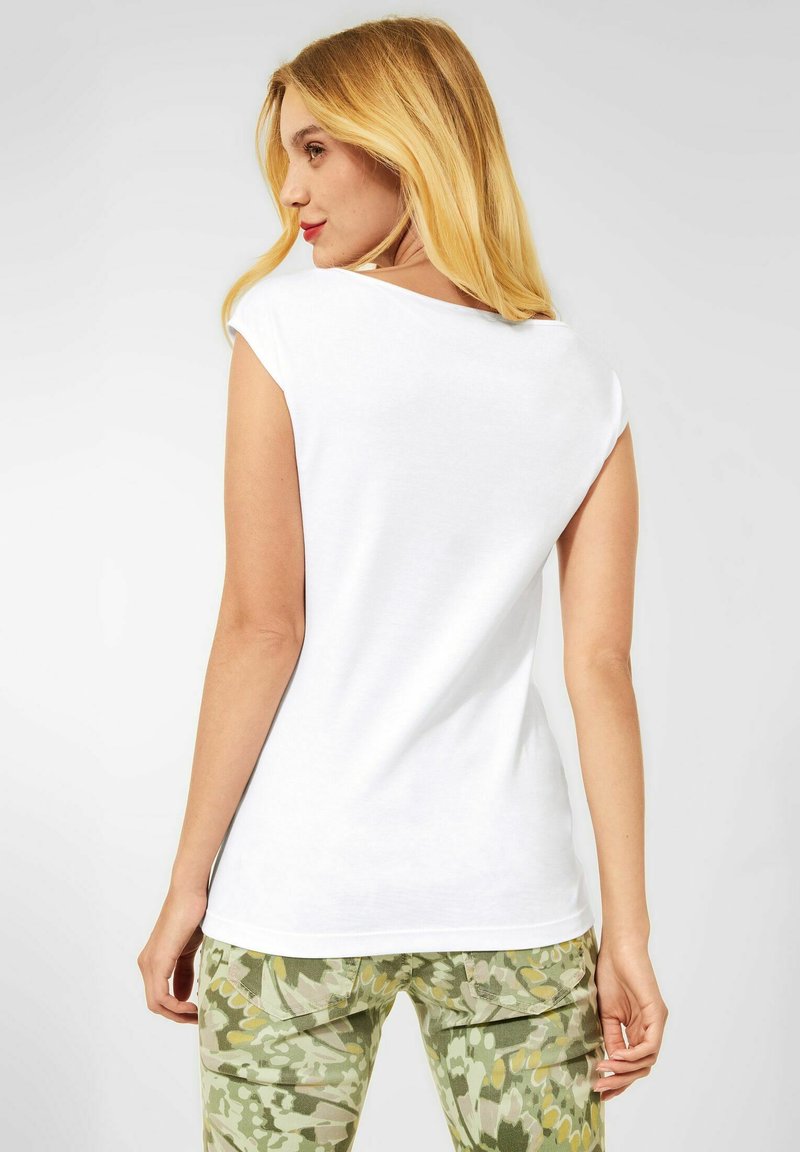 Damen Kleider | Street One T-Shirt basic weiß - KI94353 Damen Kleider | Street One T-Shirt basic weiß - KI94353