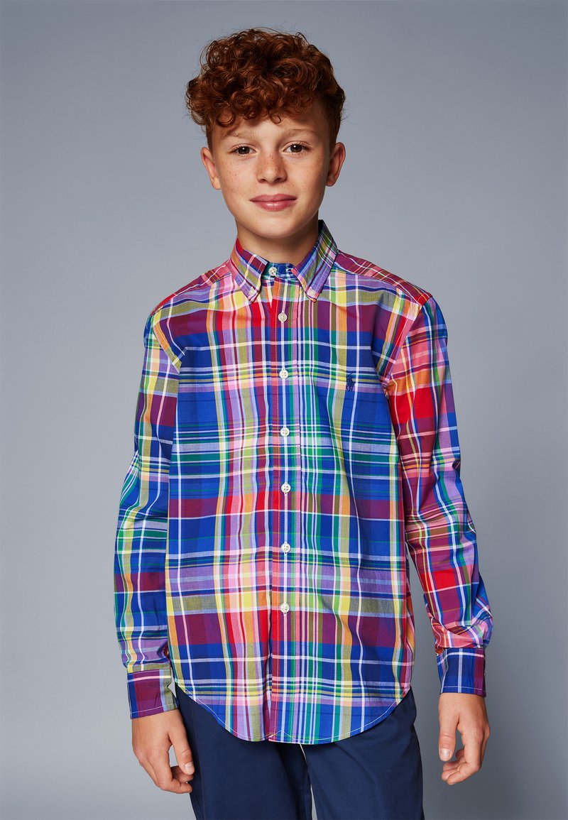 Polo Ralph Lauren - PLAID COTTON POPLIN SHIRT - Camisa - red/royal multi, Ampliar