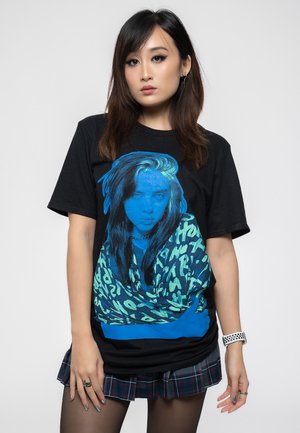 BILLIE EILISH PRESS PHOTO - Print T-shirt - black