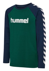 Hummel Langærmet T-shirt - rain forest