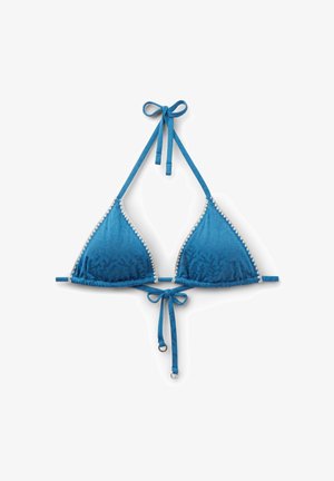 Calzedonia, SEA CORALS TRIANGLE - Top de bikini - blue