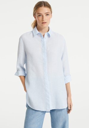 Button-down blouse - light blue