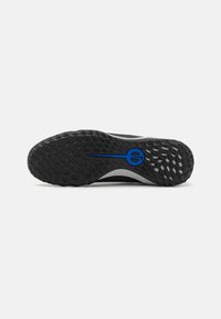 Nike Performance TIEMPO LEGEND 10 ACADEMY TF - Turf football boots - black/chrome/hyper royal