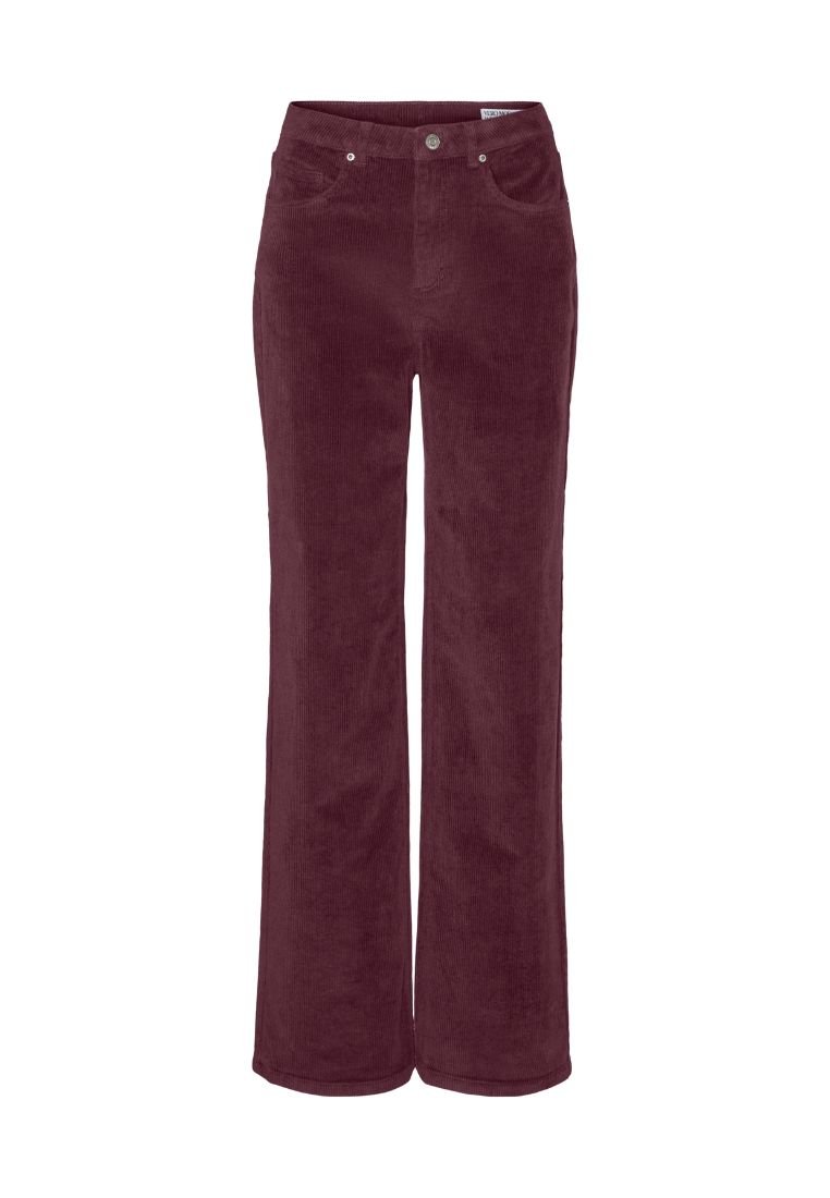 Vero Moda Broek bordeauxrood