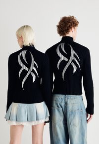 Jaded London TRIBAL DISCHARGE UNISEX - Cardigan - black
