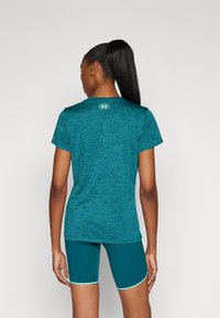 Under Armour TECH TWIST - Spordi T-särk - hydro teal/coastal teal/white