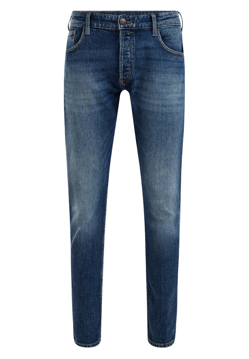 Herren Skinny Fit | WE Fashion MET STRETCH Jeans Slim Fit blue/dunkelblau - CV53587 Herren Skinny Fit | WE Fashion MET STRETCH Jeans Slim Fit blue/dunkelblau - CV53587