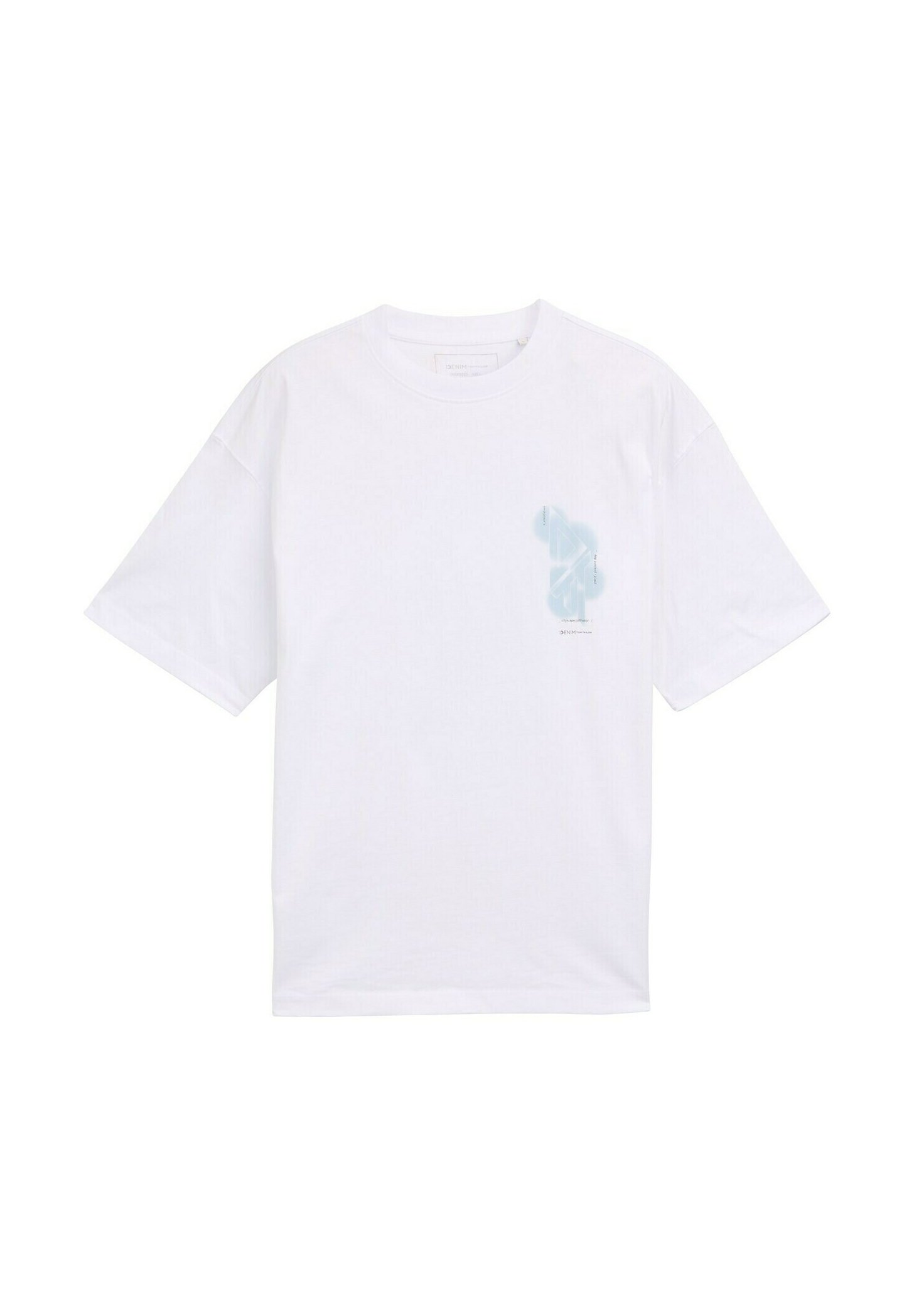 TOM TAILOR Denim Herren T-Shirt Mit Backprint – Aus Baumwolle, Basic Fit, Größe XS-XXL