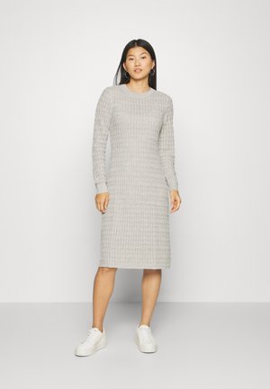 GAP TEXTURED DRESS - Φόρεμα-πουλόβερ - heather grey