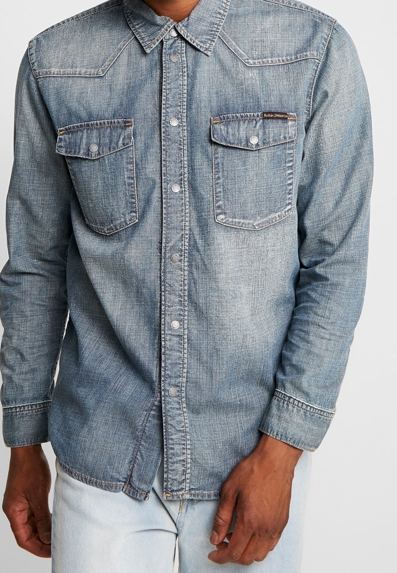 Nudie Jeans Chemise - blue denim