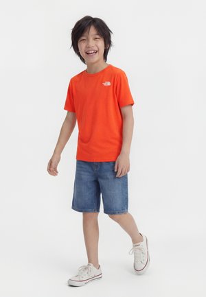 The North Face TEEN NEW TEE UNISEX - T-shirt de sport - lava red