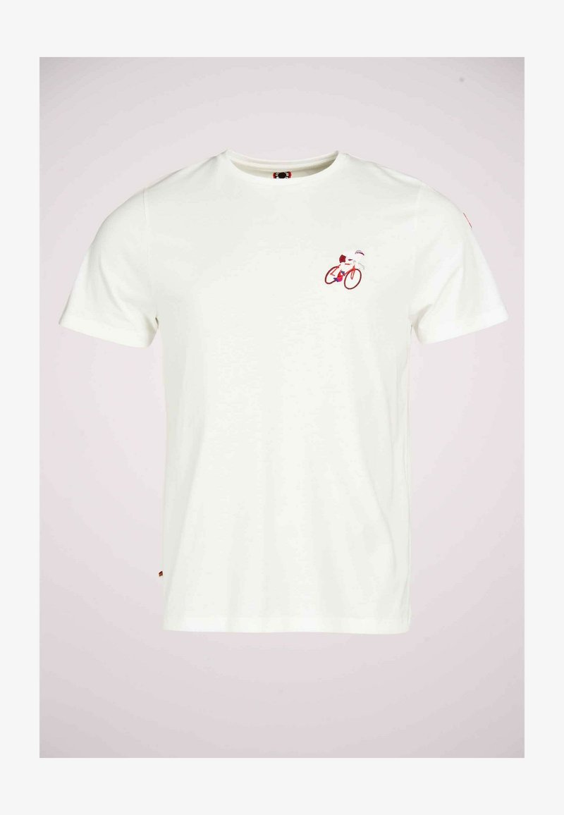 Cyclo Club Marcel T Shirt Print White Weiss Zalando De