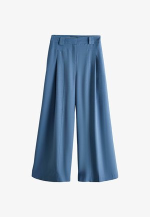 Next, PETITE FIT - WIDE LEG TROUSERS - Pantalon classique - blue