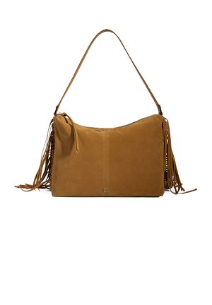 WITH FRINGE  - Handtas - brown