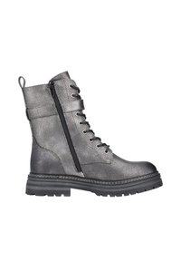 Rieker Cowboy-/Bikerlaarsjes - silber platin